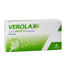 Verolax adulti 18 supposte di glicerina 2,25g