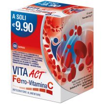 Vita Act Ferro + Vitamina C 60 capsule