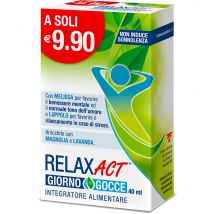 Relax Act giorno gocce per il benessere mentale e tono dell'umore 40 ml