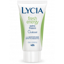 Lycia Fresh Energy crema deodorante 48h Aloe e Bergamotto 30ml