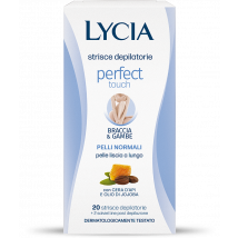Lycia Perfect Touch strisce depilatorie braccia e gambe per pelli normali 20 strisce