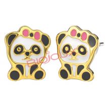 Bjt712 orecchini baby panda gp