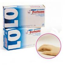 Forhans guanti latt m 100pz