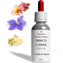 Fiori di Bach Gocce 30 ml Rimedio Naturale per Attacchi di Panico e Ansia Acuta
