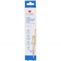 F-care Coni Auricolari con Cera d'api 2pz