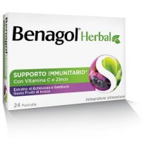Benagol herbal frut bos 24past