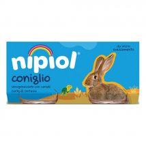 Nipiol omogeneizzato coniglio 2 vasetti da 80g