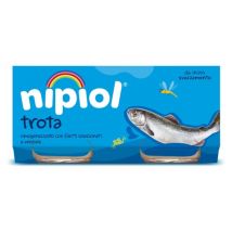 Nipiol omogeneizzato trota 2 vasetti da 80g