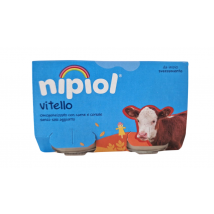 Nipiol omogeneizzato vitello 2 vasetti da 120g