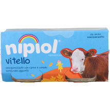 Nipiol omogeneizzato vitello 2 vasetti da 80g