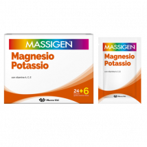 Massigen magnesio e potassio 24+6 bustine