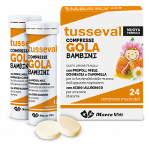 Marco Viti Tusseval gola bambini 24 compresse masticasbili