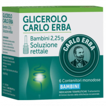 Glicerolo per bambini Carlo Erba 6 contenitori 2,25g