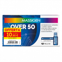 Massigen over 50 10 flaconcini 25ml promo