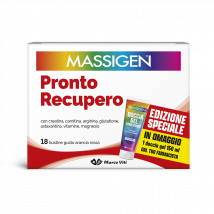 Massigen pronto recupero 18 bustine con omaggio