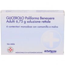 Glicerolo adulti polifarma 6.75g 6 contenitori