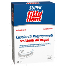 Fittydent cuscinetti presagomati per protesi inferiori 15pz