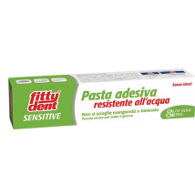 Fittydent pasta sensitive per gengive sensibili per protesi dentali 40g