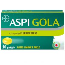 Aspi gola limone e miele 16 pastiglie