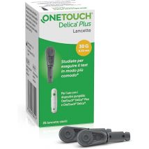 Lifescan onetouch delica plus lancette 25 pezzi