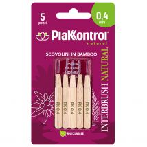 Plakkontrol Natural Kontrol interbrush bamboo 0,4 mm