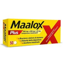 Maalox plus 50 compresse masticabili