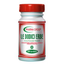 Le dodici erbe funzione intestinale 100 tavolette
