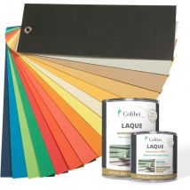 Peinture bois extérieur Couleur sur mesure 0.5L - Aspect velouté - Résine polyuréthane biosourcée - Colibri peinture