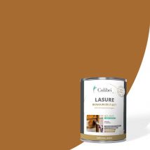 Lasure bois extérieur Chêne foncé 1L - Protection du bois intérieur et extérieur - Lasure biosourcée de Colibri Peinture