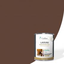 Lasure bois extérieur Bois rouge exotique 1L - Protection du bois intérieur et extérieur - Lasure biosourcée de Colibri Peinture