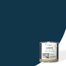 Peinture bois extérieur Bleu Encre - Aspect velouté - 0.5L - Résine polyuréthane biosourcée - Colibri Peinture