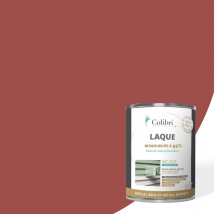 Peinture bois extérieur Terracotta Rouille - Aspect velouté - 1L - Résine polyuréthane biosourcée - Colibri Peinture