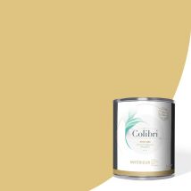 Peinture murs et plafonds Jaune Millet - 1L Mate - Peinture intérieure biosourcée Colibri Peinture
