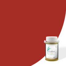 Testeur peinture murs et plafonds Rouge Cadmium - Velours - échantillon de peinture biosourcée de 100ML