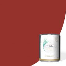 Peinture murs et plafonds Rouge Pléna - 3L Satin - Peinture intérieure biosourcée Colibri Peinture