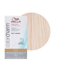 Wella Color Charm T11 Lightest Beige Blonde Permanent Liquid Hair Toner - Lightest Beige Blonde, 1 Hair Colour, No Thanks
