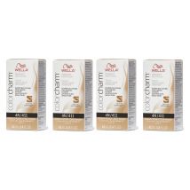 Wella Color Charm 4N Medium Brown Permanent Liquid Hair Colour - 4N - (4pks)