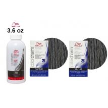 Wella Color Charm Permanent Liquid Hair Colour - 3A+3A+Dev (Vol.20) 3.6oz