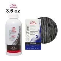 Wella Color Charm Permanent Liquid Hair Colour - 3A+Dev (Vol. 20) 3.6oz