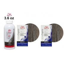 Wella Color Charm Permanent Liquid Hair Colour - 4A+4A+Dev (Vol.20) 3.6oz