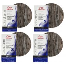 Wella Color Charm Permanent Liquid Hair Colour - 4A - pack of 4