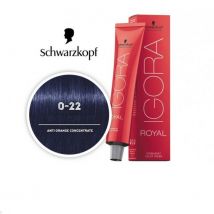 Schwarzkopf Igora Royal 0-22 Anti-Orange Concentrate Permanent Colour - 1 Hair Colour, No Thanks