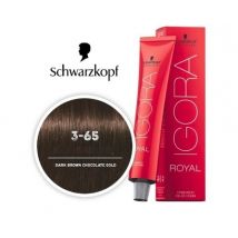 Schwarzkopf Igora Royal 3-65 Dark Brown Chocolate Gold Permanent Color - 1 Hair Colour, No Thanks