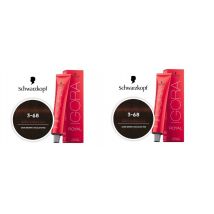 Schwarzkopf Igora Royal 3-68 Dark Brown Chocolate Red Permanent Color - 3-68 (2pks)