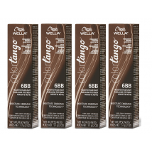 Wella Color Tango 6BB Toasted Hazelnut Permanent Masque Haircolor - 6BB - (4pks)