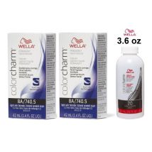 Wella Color Charm Permanent Liquid Hair Colour - 8A+8A+Dev (Vol. 20) 3.6oz