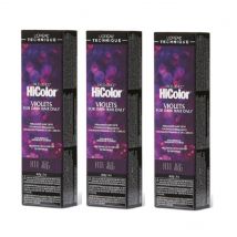 L'Oreal Excellence HiColor Violets For Dark Hair Only H18 Deep Violet - 3 Hair Colours, No Thanks