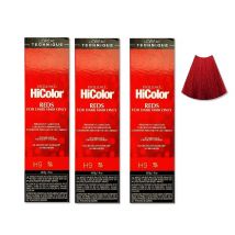 L'Oreal HiColor REDS For Dark Hair H9 Red Hot Dye - 3 Hair Colours, No Thanks