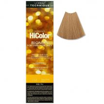 L'Oreal HiColor Permanent Hair Colour For Dark Hair Only - Shimmering Gold, 1 Hair Colour, 6%/20 Volume Developer (16oz)