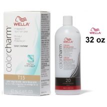 Wella Color Charm Developer 20 Volume 32oz - T15 &amp; (Dev.20) 32oz